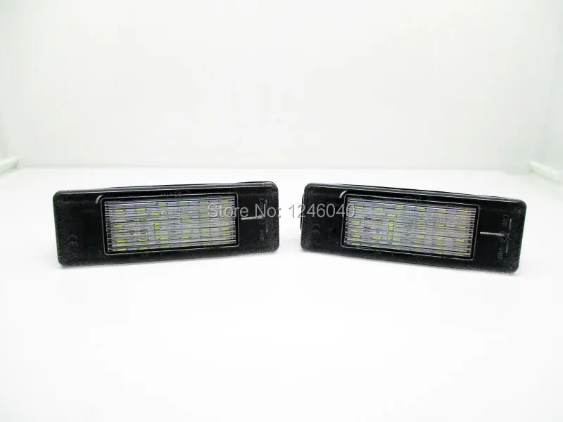 2 шт. светодиодный номерной знак для Peugeot 106 3D хэтчбек 1007 207 308 3008 406 407 508 607 806 Expert
