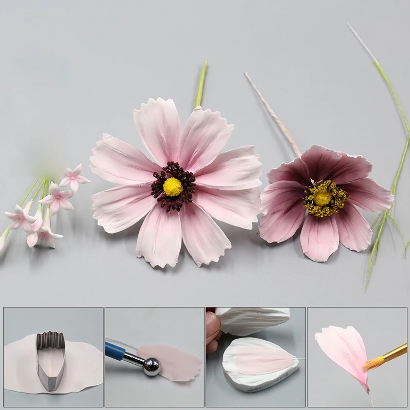 Маргаритка лепесток силиконовый Veiner& Cutter цветок лепестковая форма-резак помадка Sugarcraft нержавеющая сталь резак для украшения торта формы