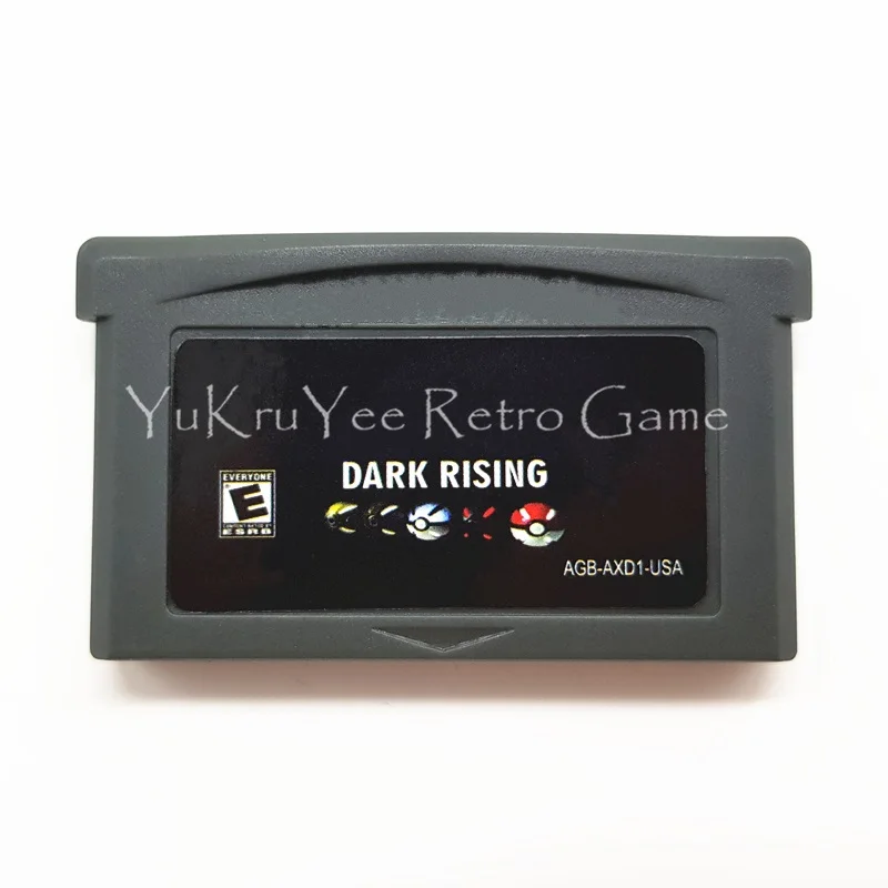 Dark Rising Red Chapter пепельный серый хаос черный картридж для видеоигр карта для 32 бит аксессуары для консоли США стикер английский язык - Цвет: Dark Rising