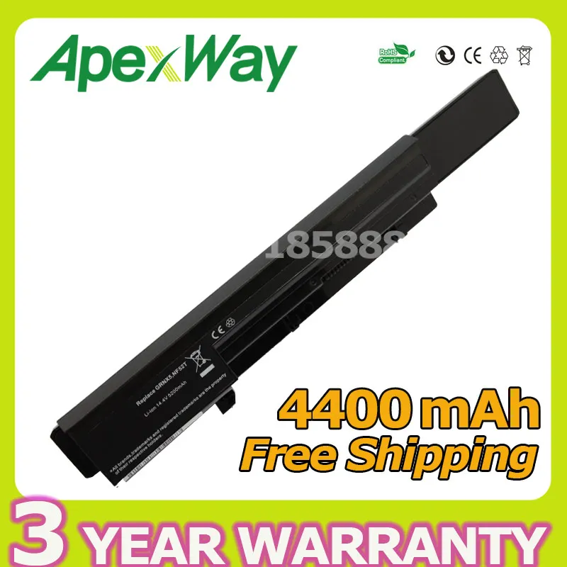 Аккумулятор Apexway для ноутбука 8 ячеек 4400 мАч Dell Vostro 3300 3350 0XXDG0 451 11354 50TKN 7W5X09C GRNX5|battery
