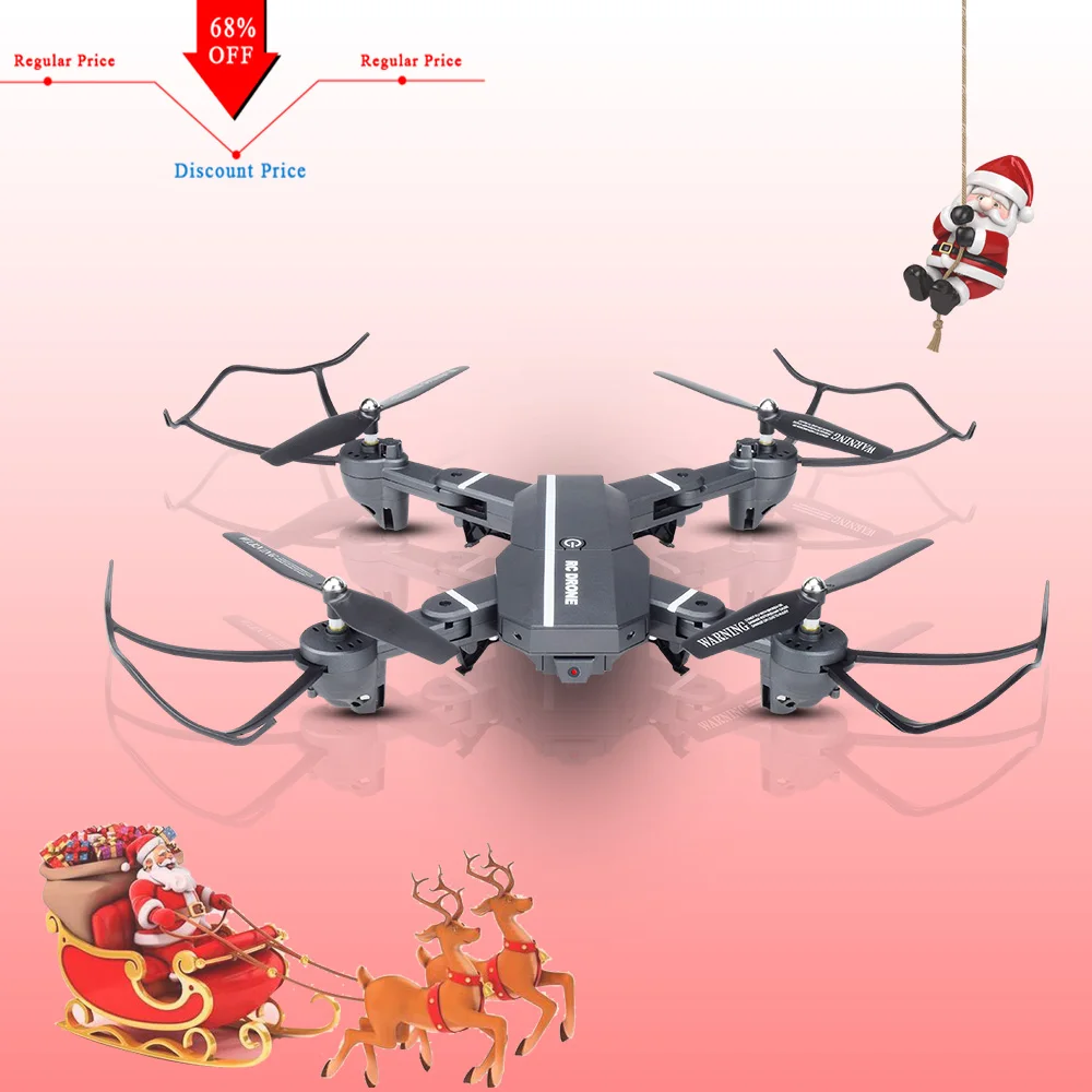 Селфи Дрон 8807 Вт RC вертолет мини складной с камерой HD s WiFi FPV Квадрокоптер VS