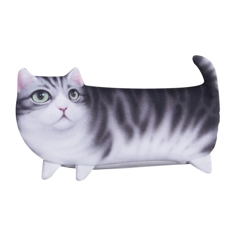 Новый модный бренд Обувь для девочек 3D животного милый кот Уход за кожей лица