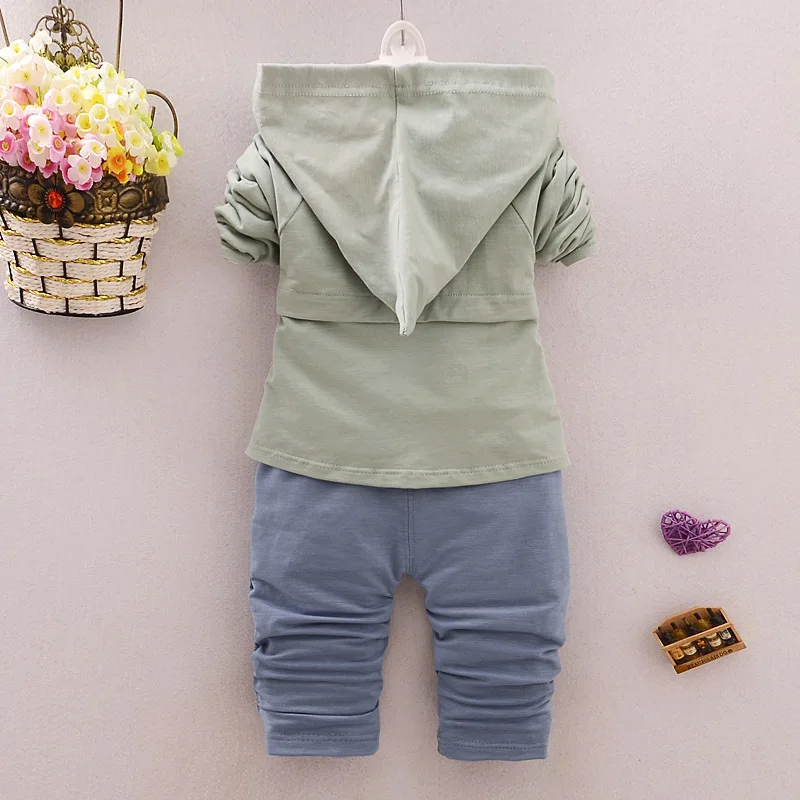 BibiCola baby Boys Clothing Set Autumn 3 Pieces Cartoon sui Hooded +T-shirt+ Pants Suits Baby Boys&ampGirls sport Clothes set | Детская