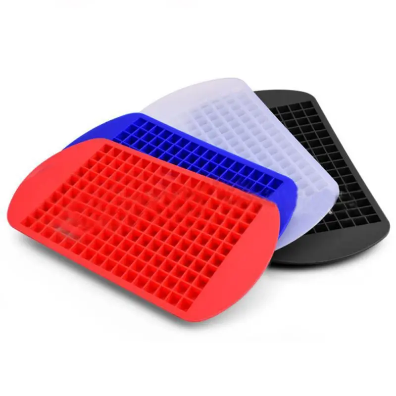 

Hot Mold Ice Maker Cavity Silicone Ice Cube Tray Mini Ice Cubes Small Square