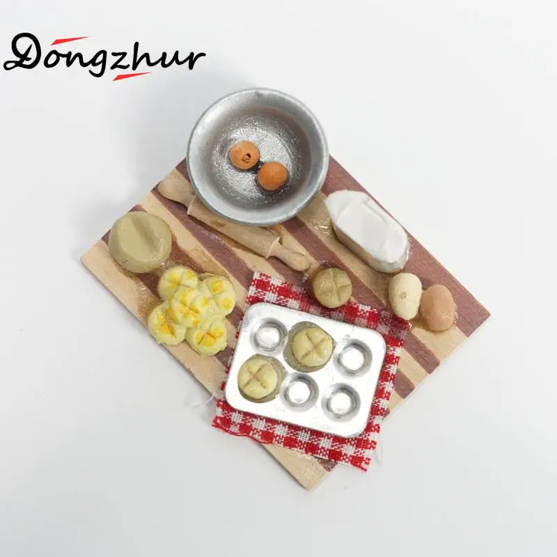Dongzhur Миниатюрный Кукольный дом 1:12 Кухня Мини богатый лицо стол разделочная доска