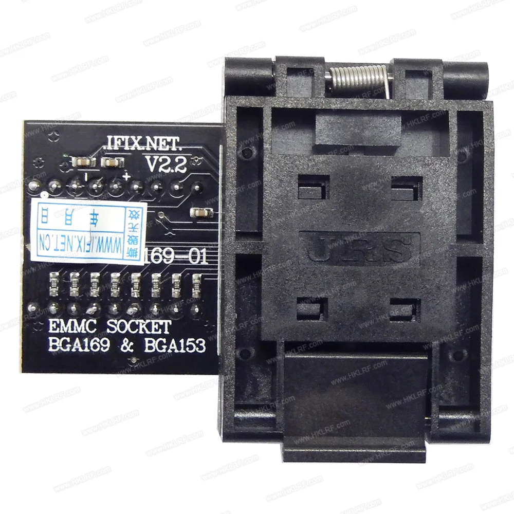 RT-BGA169-01 V2.1 BGA169 BGA153 EMMC адаптер гнездо с 3 шт. BGA матрица ограничительная коробка для RT809H программист
