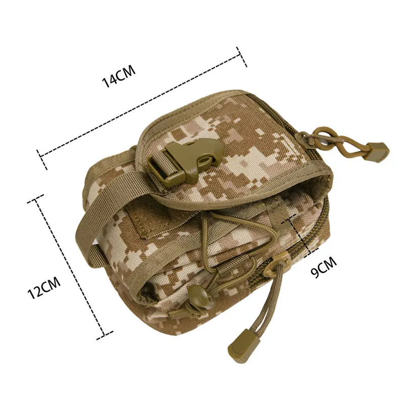 Тактическая Военная Сумка MOLLE PALS Многофункциональный Карманный Походный уличный