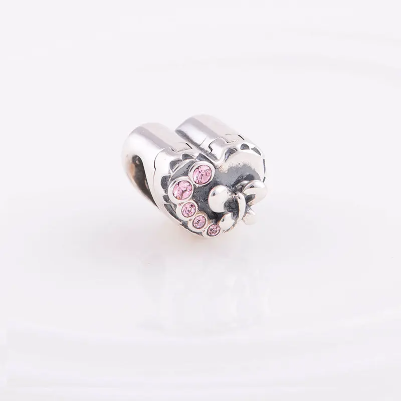 Шкатулка в форме сердца из стерлингового серебра ювелирное украшение для