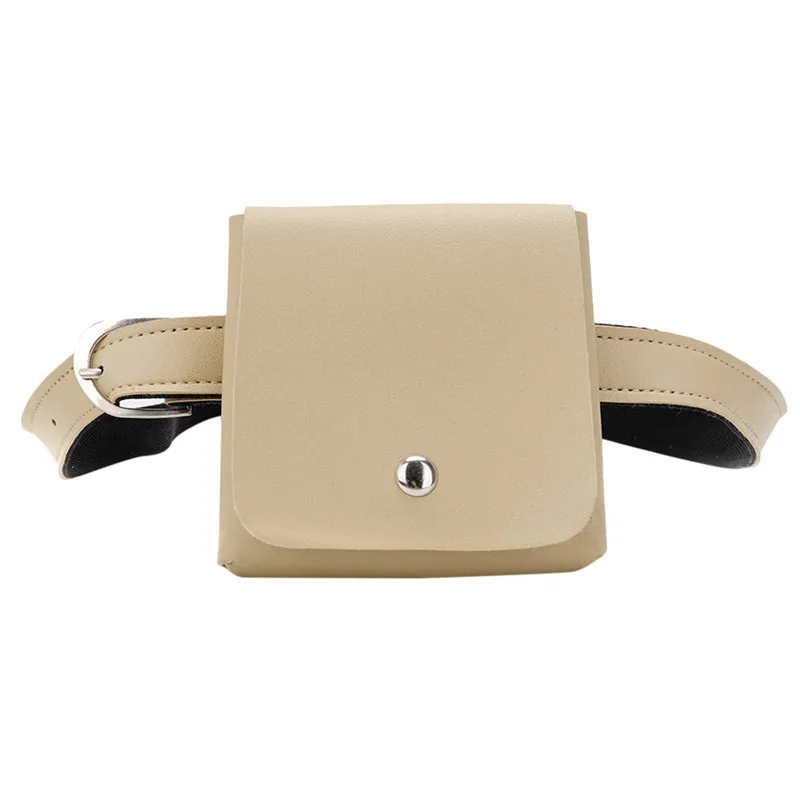 Женская прозрачная поясная сумка на застежке женская новая модная одноцветная