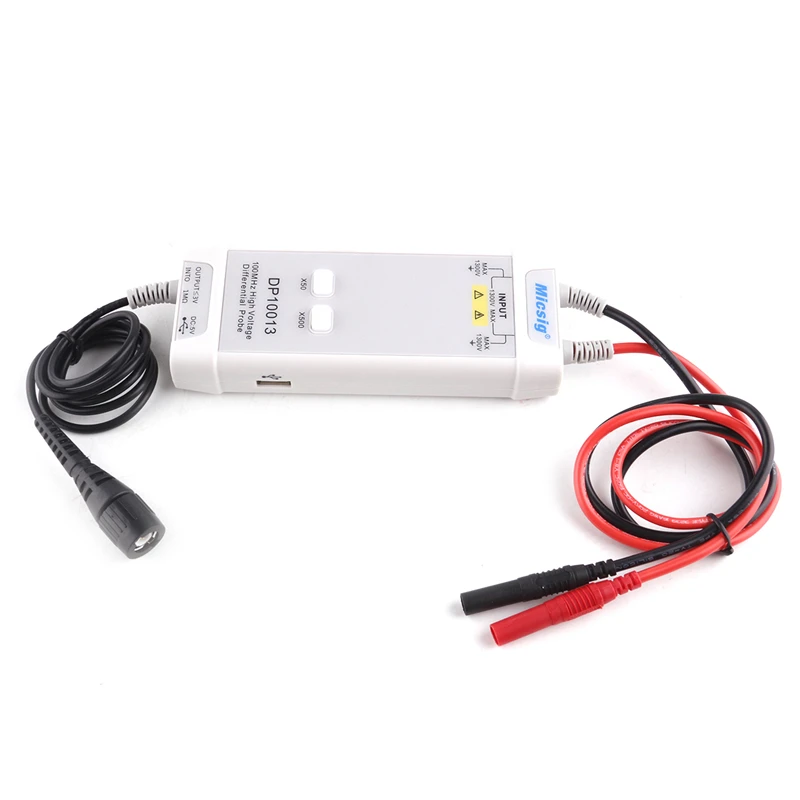 Micsig 1300V 100MHz дифференциальный Зонд высокого напряжения комплект 3.5ns время подъема