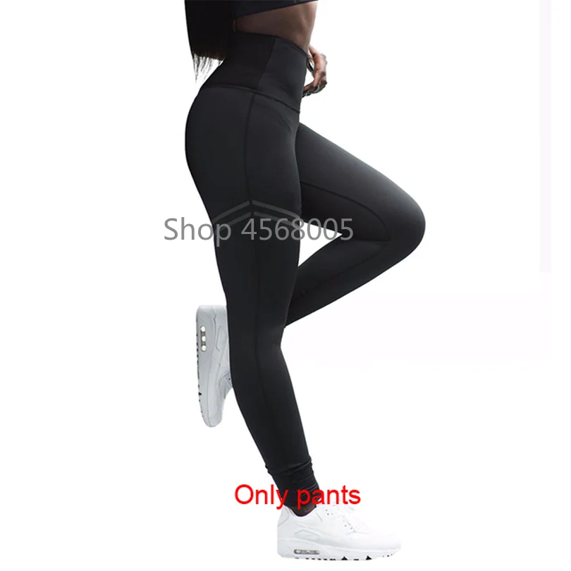 Sleeveless Yoga Set Women Running Fitness Sport Vest+Pants Leggings Gym Clothes Jogging Suit | Спорт и развлечения