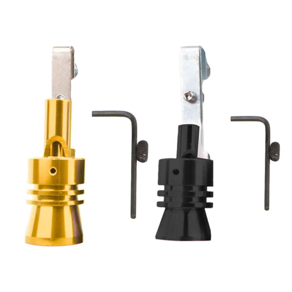 2X автомобильный турбо свисток Глушитель выхлопная труба звук Размер s m l