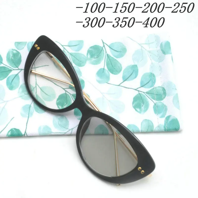 Качественные солнцезащитные очки для близорукости готовые женские в оправе