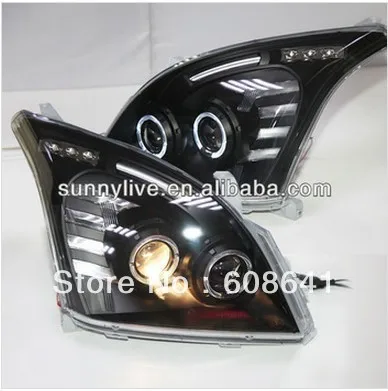 

FJ120 LC120 LED head lamp for TOYOTA 2003-2009 year Black V2