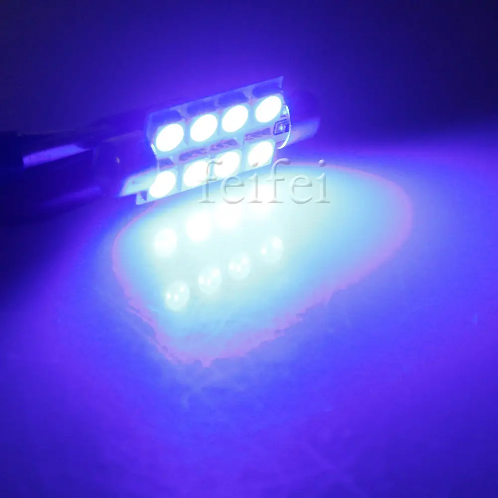 6X 8 SMD 5050 6411 42 мм Географические карты купола Интерьер лампы 578 211 212 синий|interior