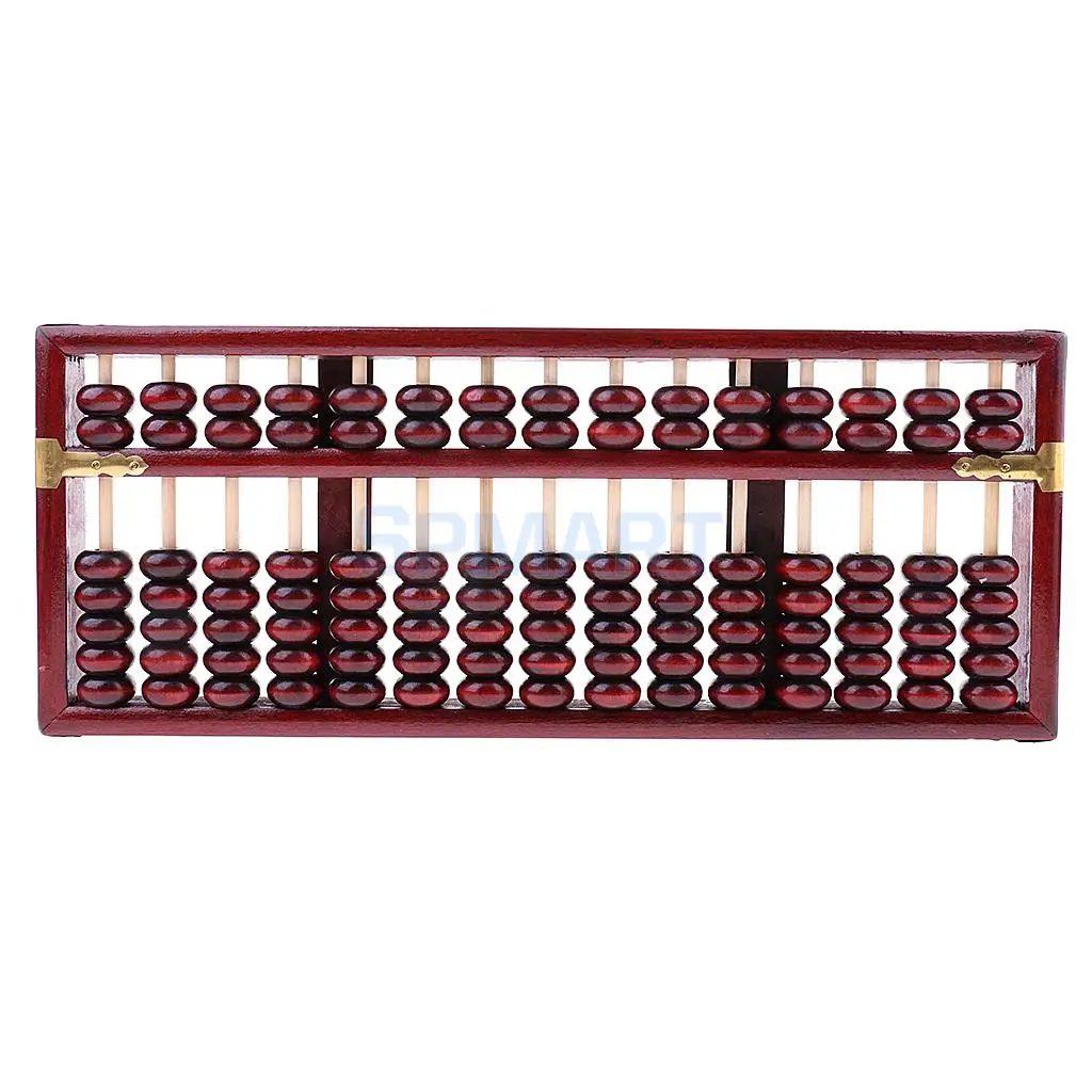 Винтажный деревянный 15 стержней арифметический Abacus китайский расчетный