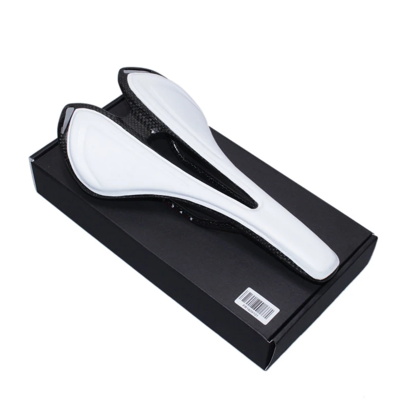 New full carbon fiber + Leather road bike frame / mountain saddle seat cushion Carbon | Спорт и развлечения
