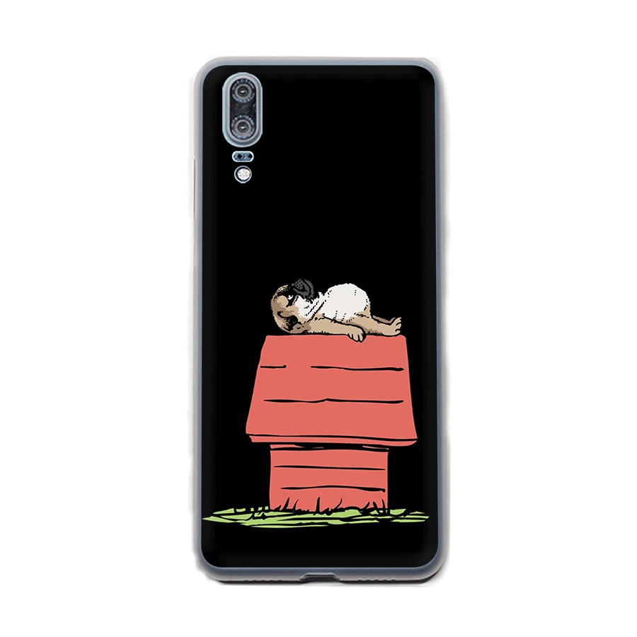 Чехол Desxz I love pugs для Huawei P8 P9 P10 Lite P20 P30 P2 Pro Жесткий Чехол|Чехлы-накладки| |