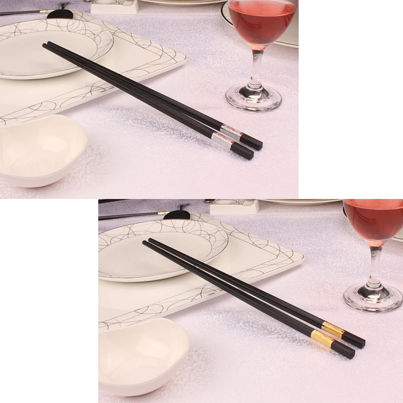 2pcs Chinese Chopstick Rest Black Gold Silver Pillow Shape Chopsticks Holder Korean Chop Stick Frame Kitchen Accessories Xmas | Дом и сад