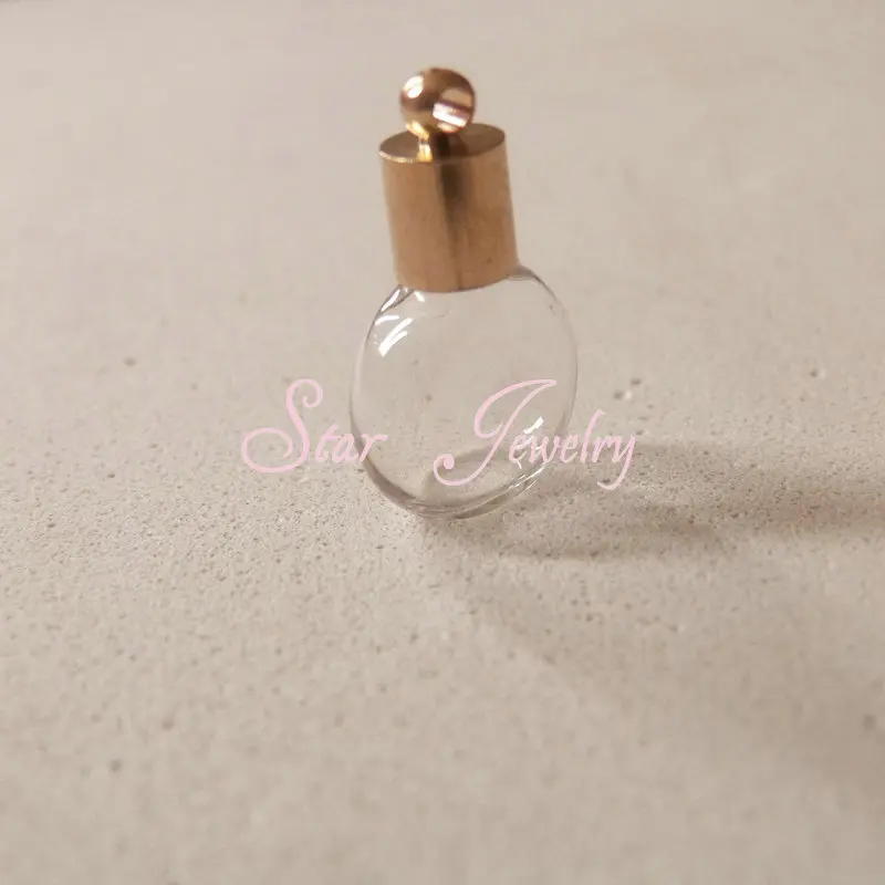 100 шт./лот внешний диаметр бутылки 5 мм прозрачный стеклянный флакон рисовая