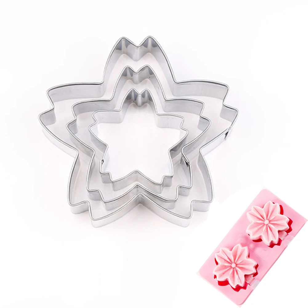 3 шт./компл. коврик для украшения цветка Лепесток выпечки фонданта резки глины