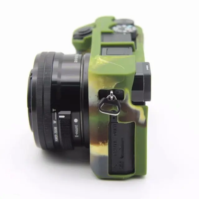 Мягкий силиконовый защитный чехол для камеры Sony Alpha A6000 16-50 мм объектива |