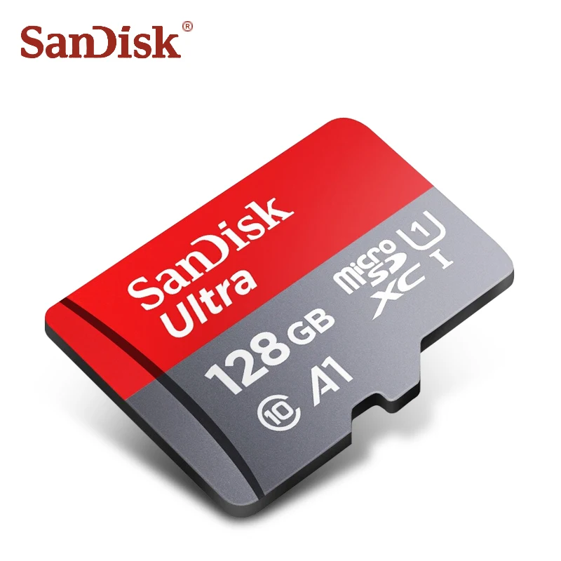 Sandisk Ultra Micro SD карты 128 ГБ 32 карта памяти 64 Гб 16 SD/TF флэш microSD для телефона бесплатный