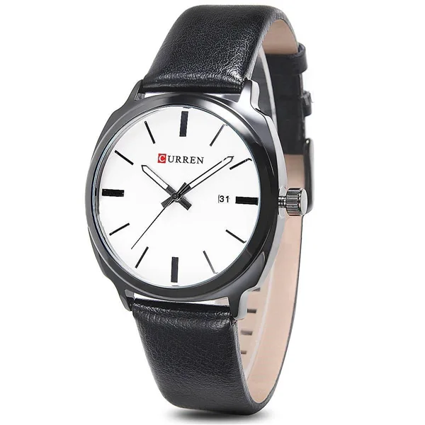 Relojes Curren Мужские Спортивные кварцевые часы мужские s часы лучший бренд роскошные кожаные Наручные часы Relogio мужские часы 8212