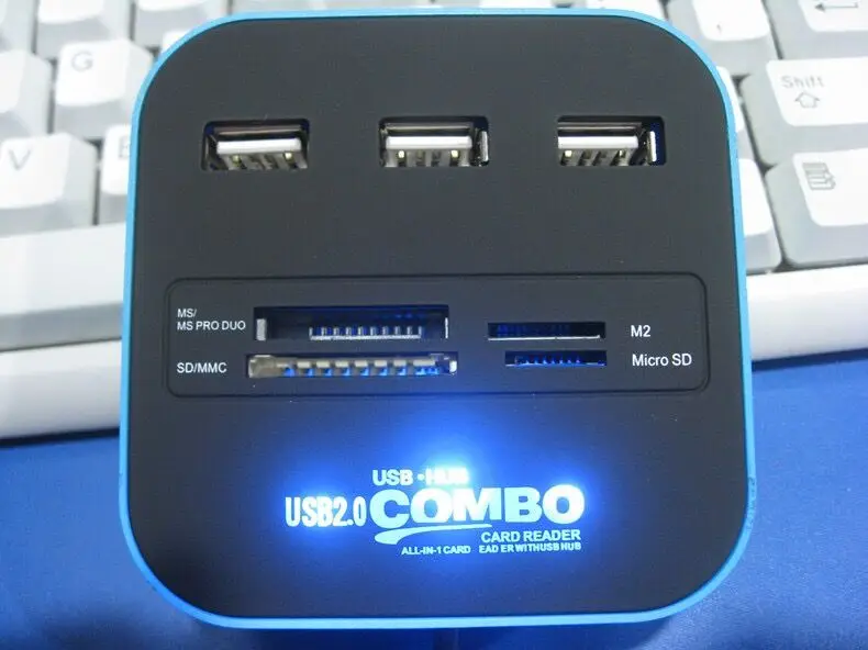 Cliry USB концентратор комбо все в одном 2 0 Micro SD высокоскоростной кардридер 3 порта