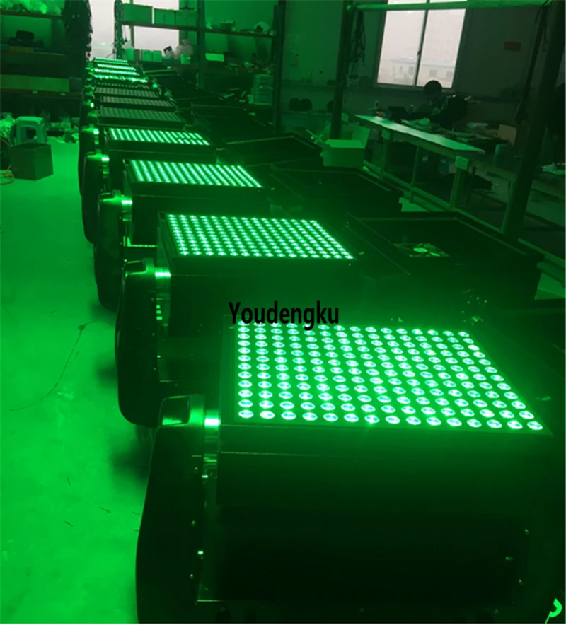 10 шт. супер яркость 180x9 Вт rgb 3в1 LED город цвет мыть свет 3 в 1 led стены мойки