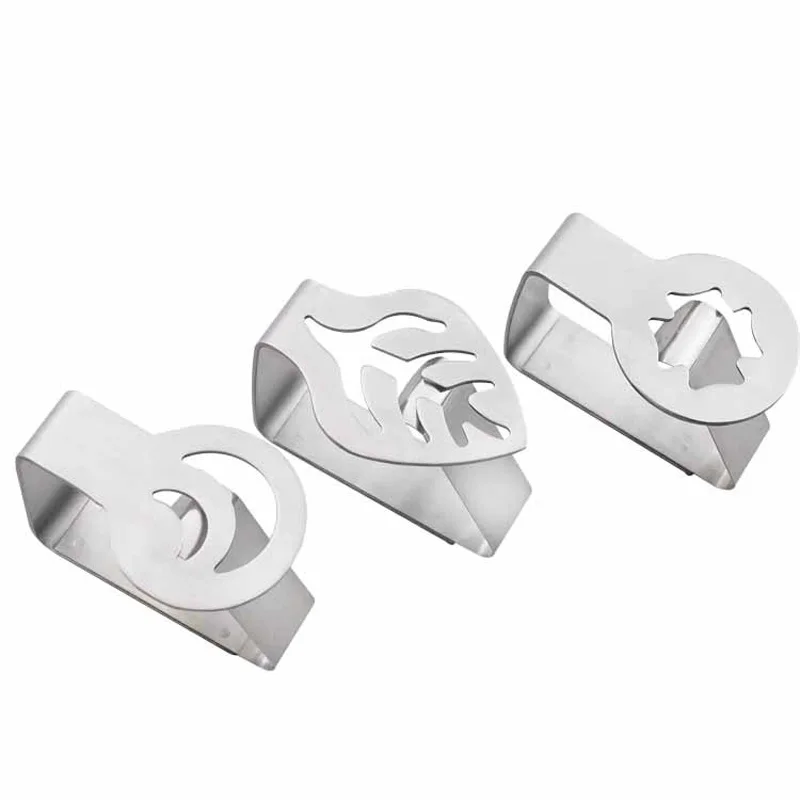 Зажимы для скатертей из нержавеющей стали 2 шт. держатель обложки стола свадебной