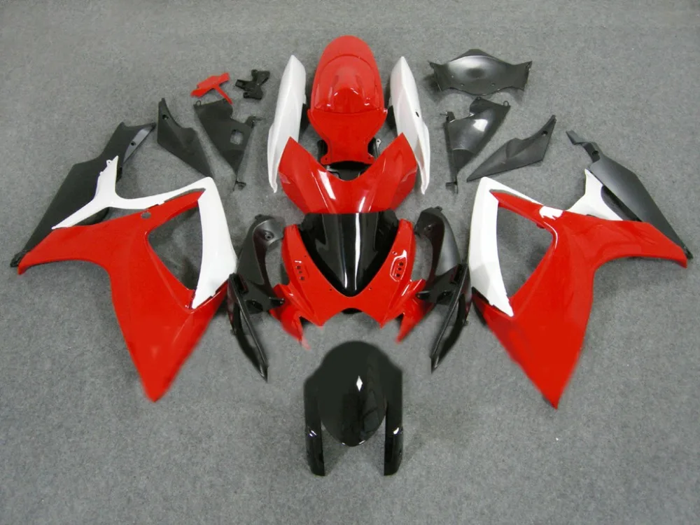 Комплект обтекателей для мотоцикла SUZUKI GSXR600 750 K6 06 07 GSXR 600 2006 2007 ABS белый популярный