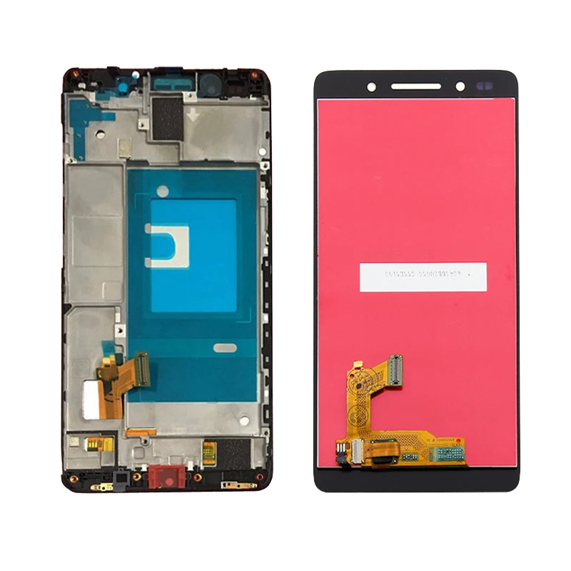 Для huawei Honor 7 Дисплей сенсорный экран дигитайзер Рамка для Honor7 4G LTE запасные части