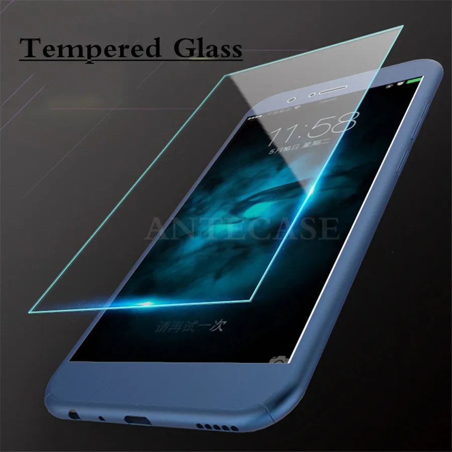 Чехол для Huawei Y5 Y6 Y7 Prime Y9 2018 чехол P8 P9 Lite 2017 P10 P20 Pro Mate 10 20 телефона 360 из закаленного