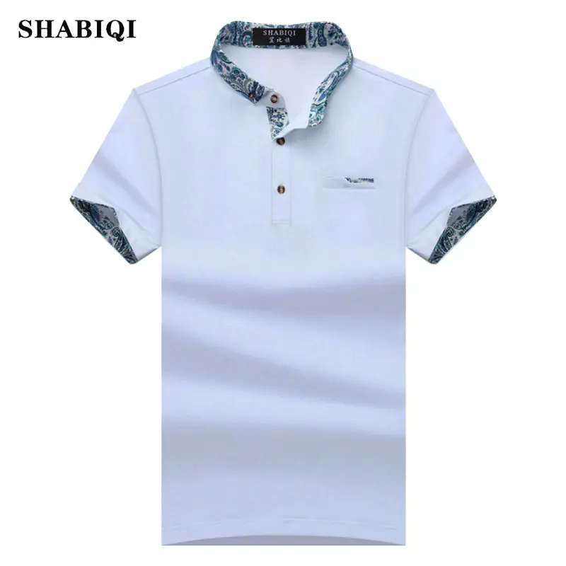 

SHABIQI 2023 New Brand New Floral Collar Men POLO Shirts Summer Style Short Sleeve Shirts Camisas Polo Plus Size S - 10XL, 1633