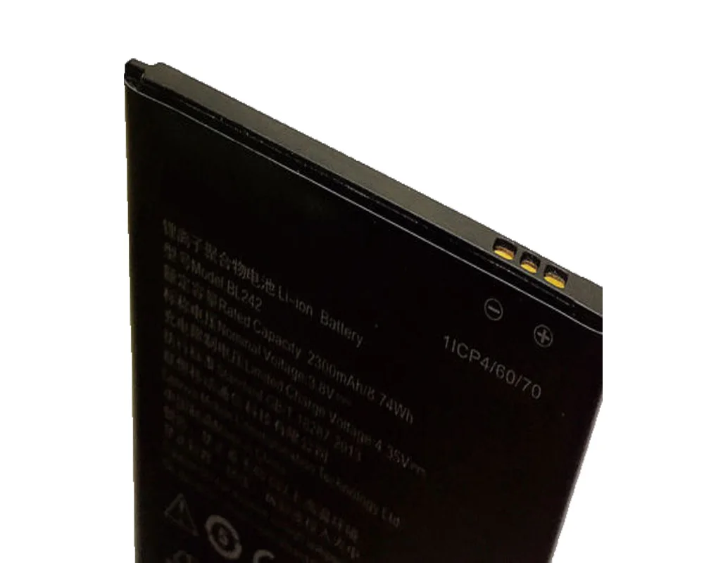 Аккумулятор ISUNOO BL 242 BL242 для Lenovo K3 A6000 A3860 A3580 A3900 A6010 Plus 3 8 В 2300 мАч|Аккумуляторы