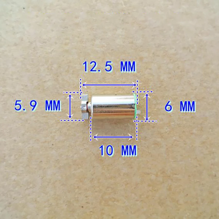 1 шт. 610 полые чашки Вибрационный Мотор DC 5 V-3V Миниатюрный двигатель мотор Диаметр: