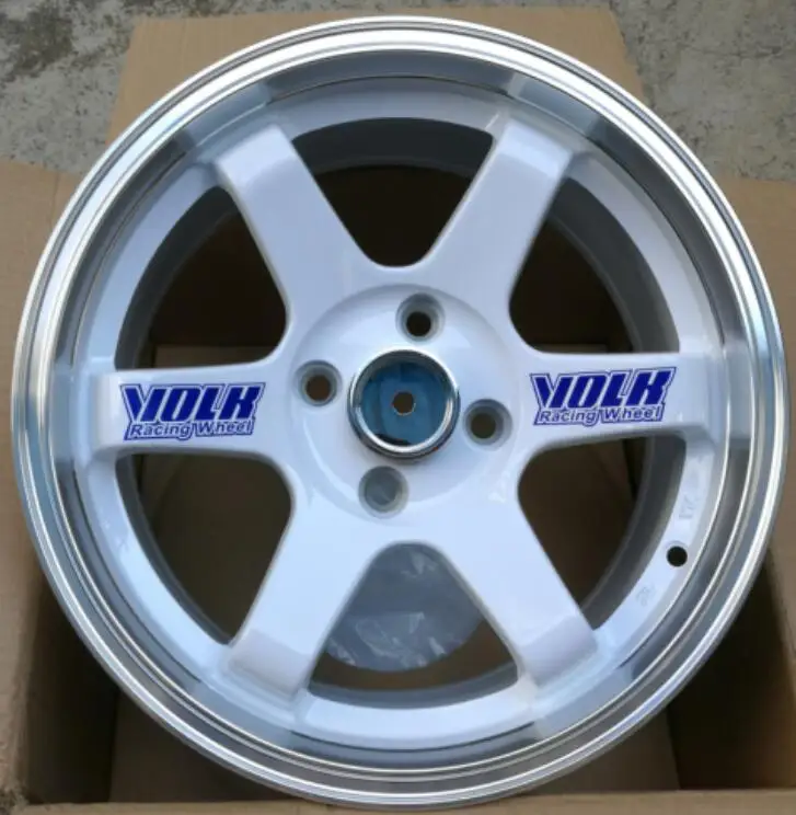 Реплика лучей TE37 15 дюймов 15x7 0 4x100 4x114 3 автомобильные литые диски|Диски колёсные| |