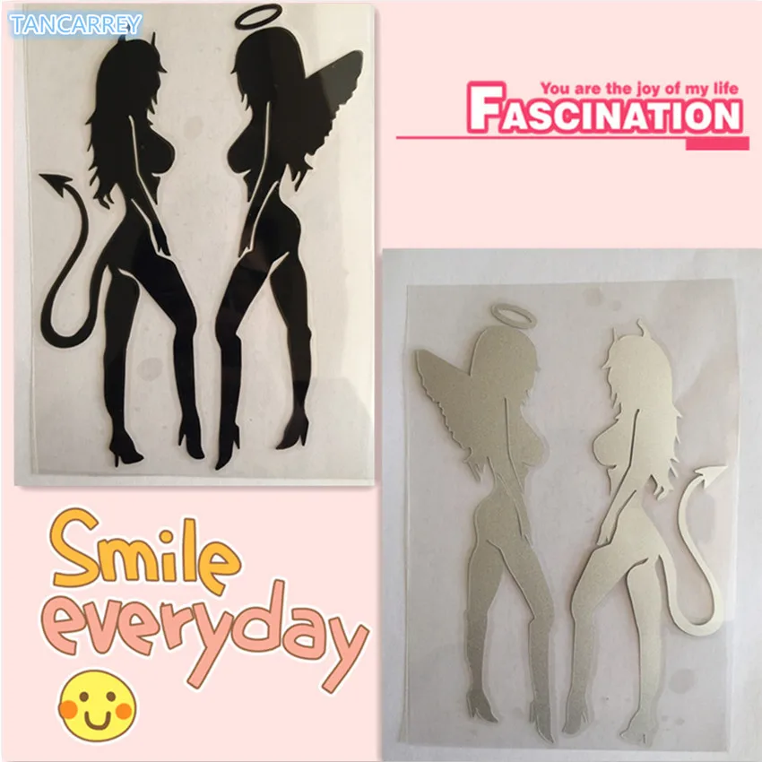 Автомобильные наклейки Devil & Angel для Lexus RX350 RX300 IS250 RX330 LX470 IS200 LX570 GX460 GX ES LX IS IS350 LS460 SC430