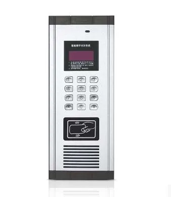 XinSiL New Arrival Security Non-visual building intercom system 16-apartment hand-free audio door phone Password&ampID Card unlock |