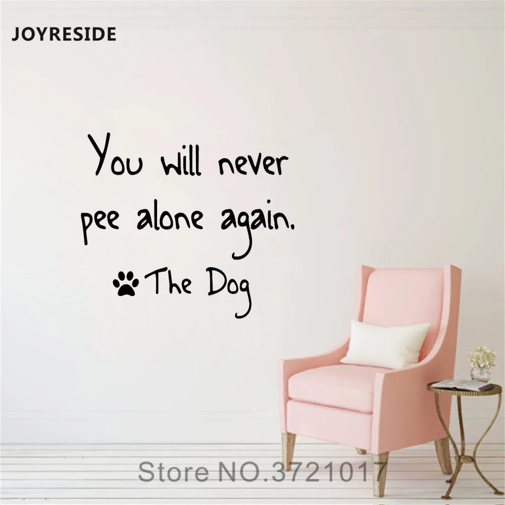Joyliving Dog Lover Gift Настенный декор вы никогда больше не будете ходить в одиночество