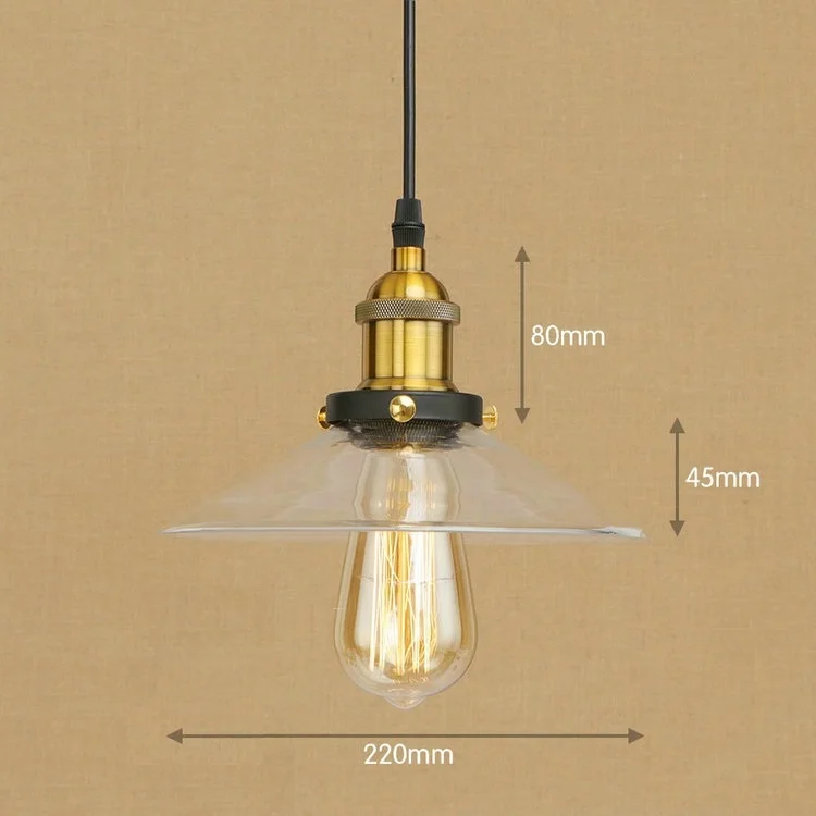 

IWHD Iron Style Loft Industrial Hanging Light LED Glass Hang Lights Kitchen Bedroom Restaurant Vintage Lamp Home Lighting Lustre