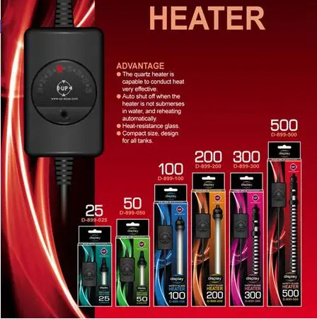 Мини-дисплей для аквариума безопасный стеклянный нагреватель бак рыбы черепахи
