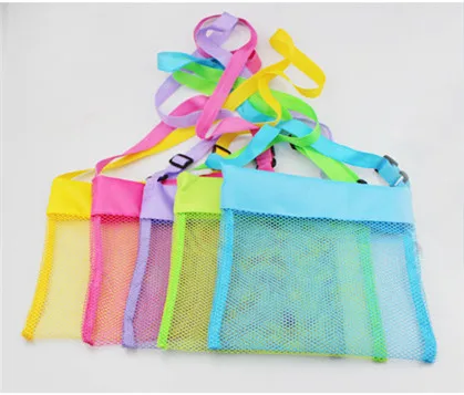 5 Color Children Mesh Shell Bag Seashell New Summer Beach Tote Shells Receive Practical Bags For | Дом и сад