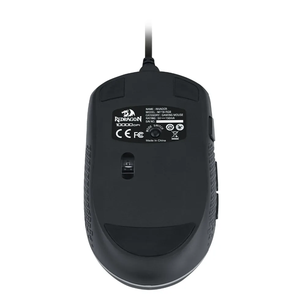 Redragon M719 новая программируемая игровая Проводная usb-мышь 5 dpi RGB с подсветкой 7 кнопок игровая мышь для геймера офисного компьютера