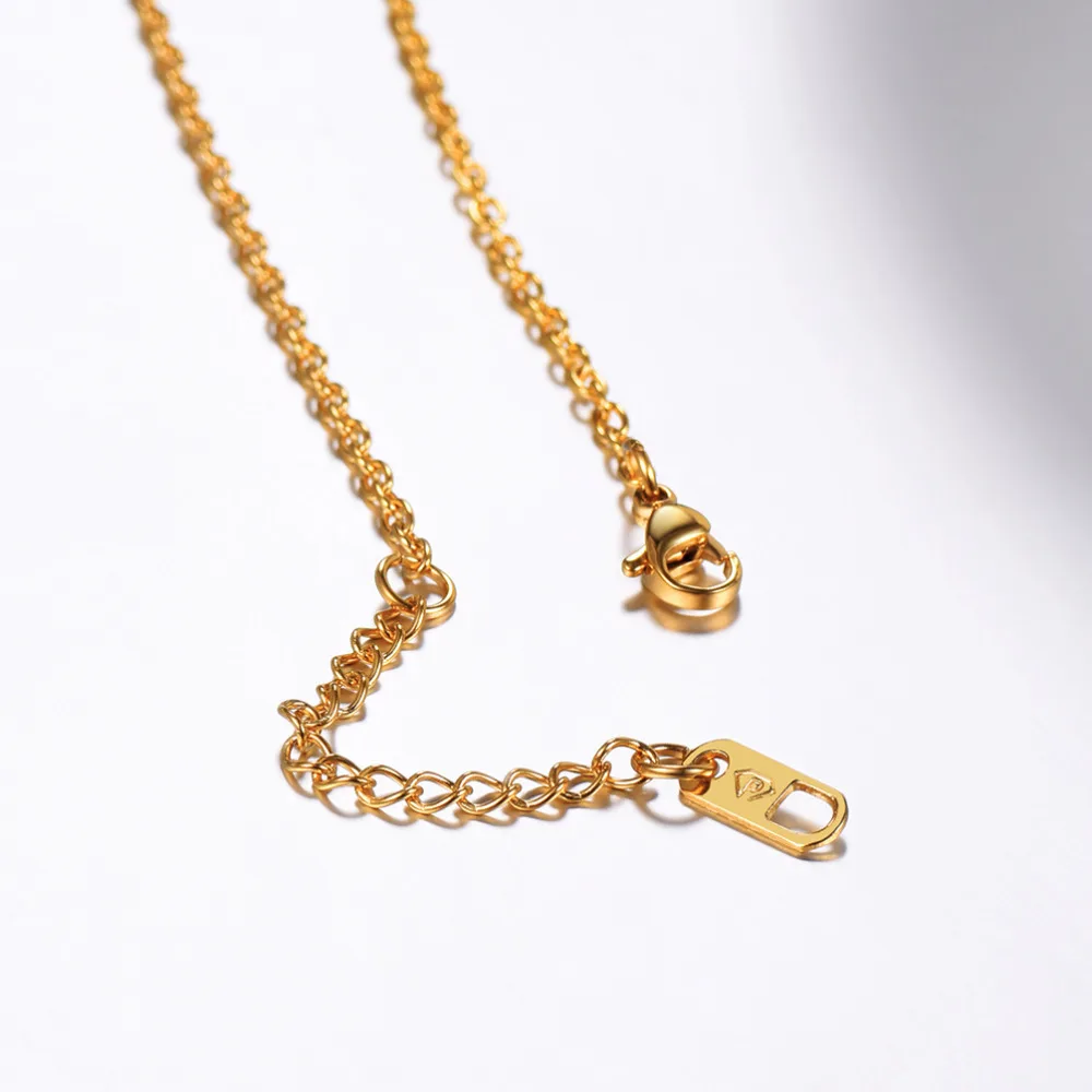 PROSTEEL 2.3MM O Chain Necklace Gold-filled Stainless Steel Link Men Women Fashion Jewelry Dropshipping Valentines Gifts PSN3304 | Украшения