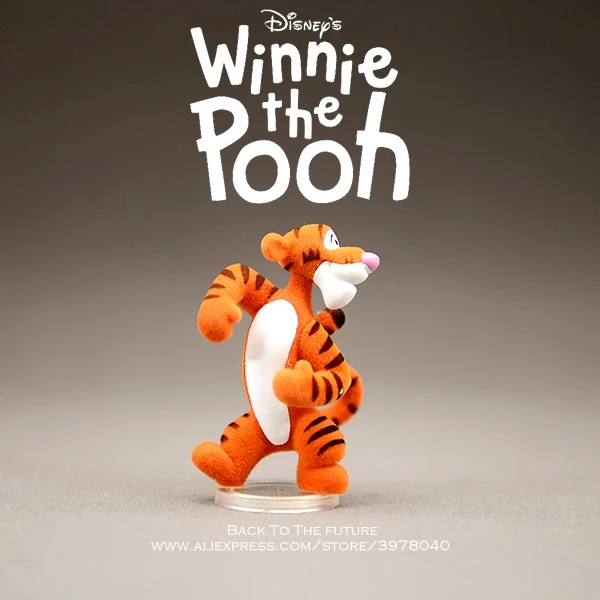 Disney Winnie the Pooh Tigger 6 см 3 фигурки коллекция украшений аниме фигурка игрушка модель