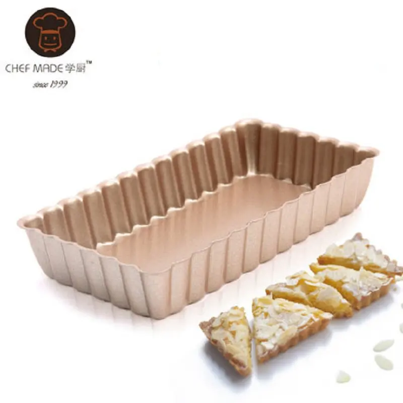 Антипригарная мини 4 дюймовая Прямоугольная форма для яиц живое дно торта