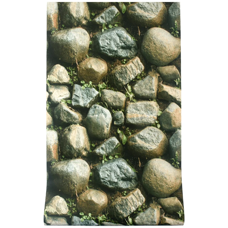 

Vintage Rustic 3D Faux Stone Effect Wallpaper Roll For Walls Restaurant Living Room Wall Paper Home Decor Papel De Parede 3D