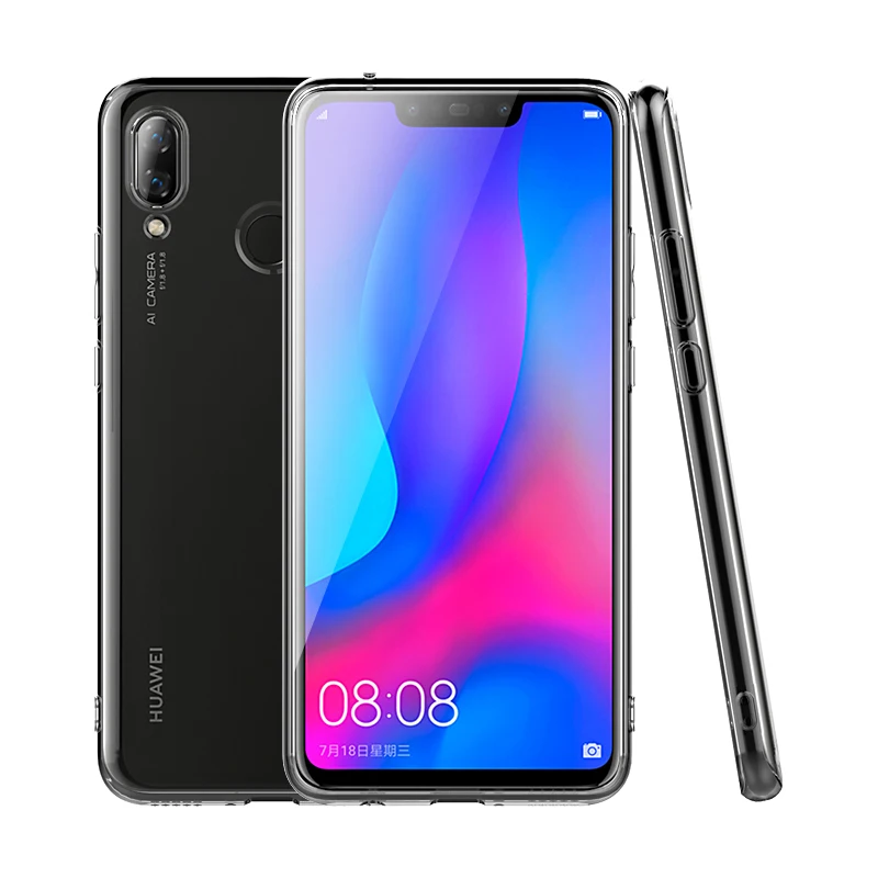 Чехол для huawei nova 3 силиконовый чехол прозрачный ультра тонкий из ТПУ PAR-AL00 nova3 |